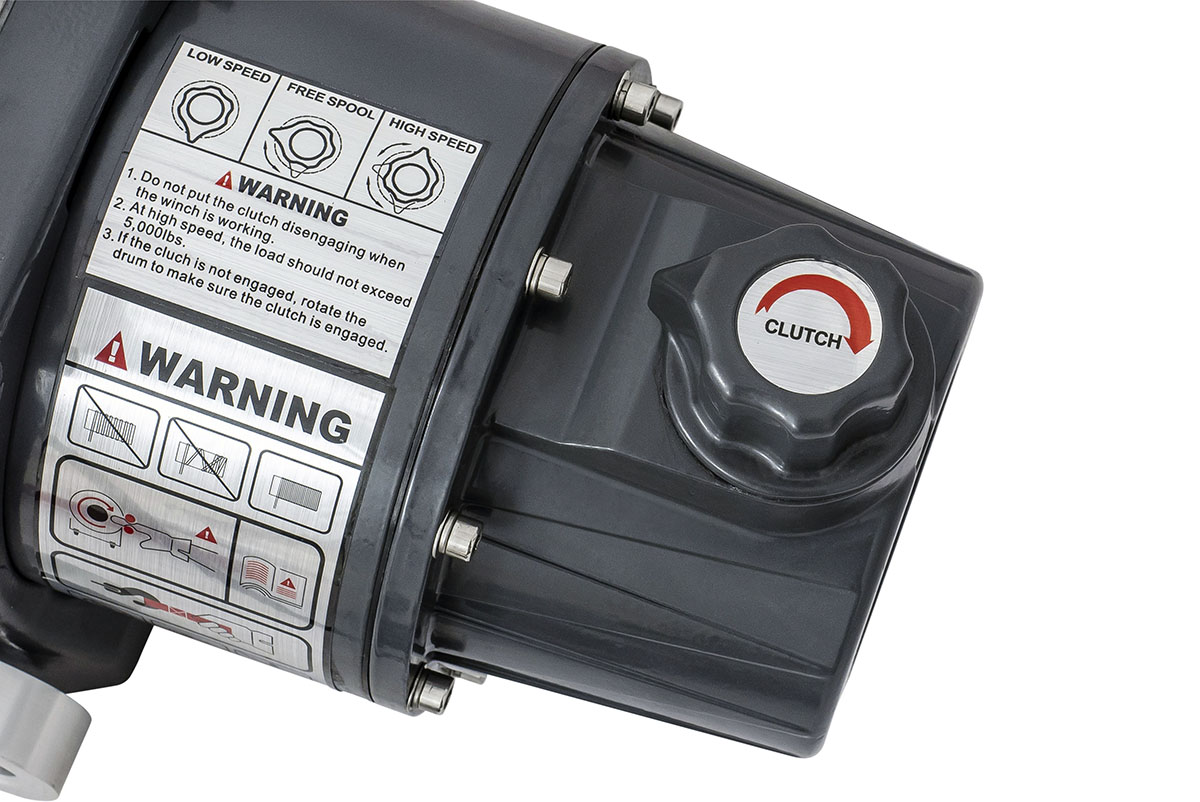 RUNVA Лебёдка электрическая двухскоростная 12V Runva EWD10000SSR 4500 кг (синтетический трос)