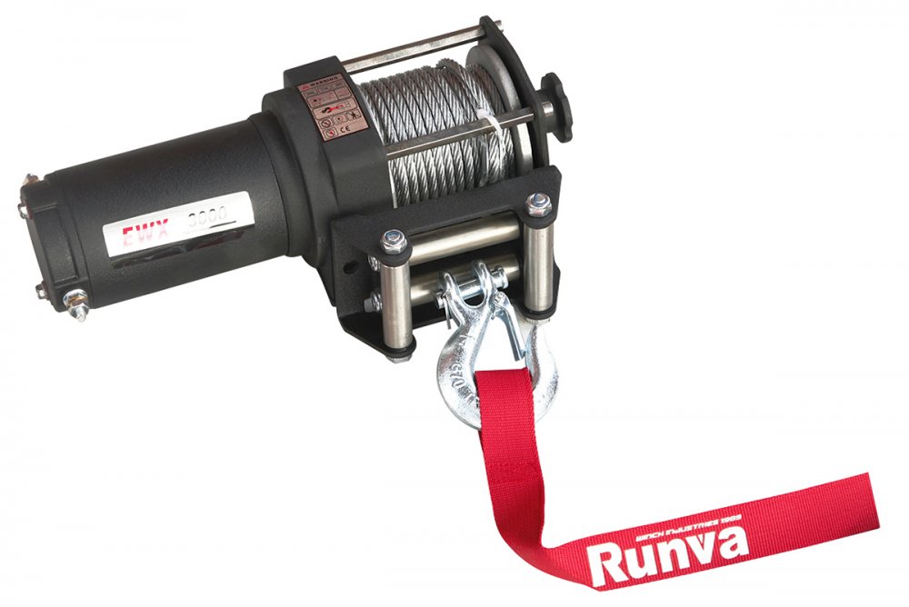 RUNVA Лебёдка электрическая 12V Runva EWX3000A 1361 кг