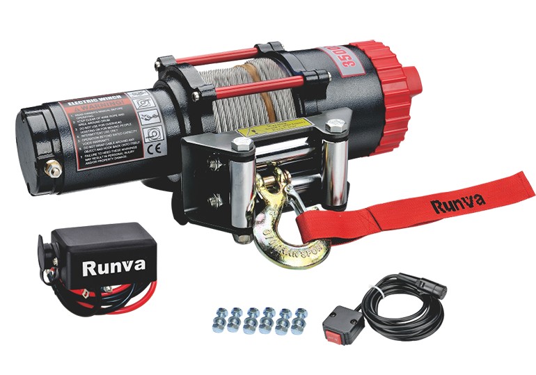 RUNVA Лебёдка электрическая 12V Runva EWT3500A 1588 кг