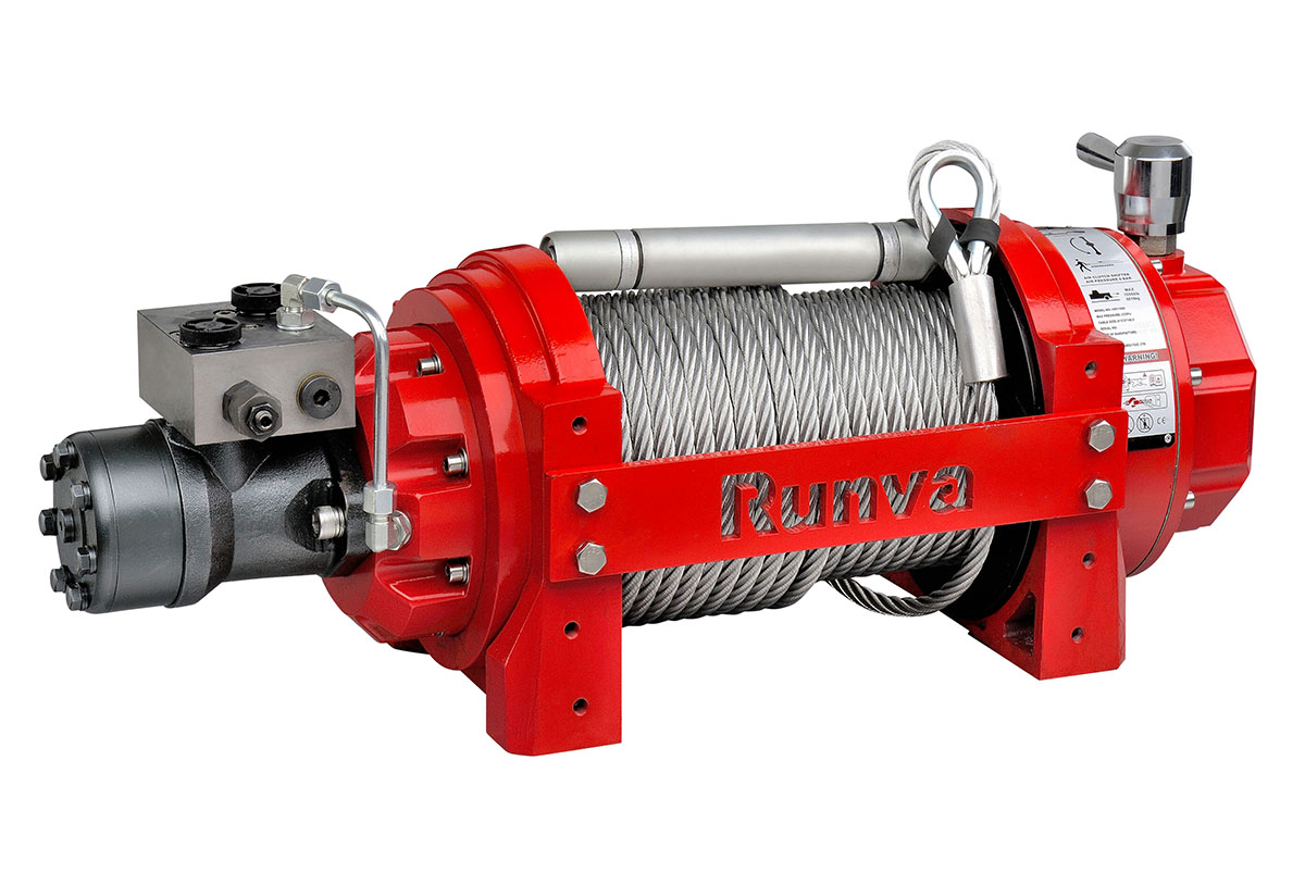 RUNVA Лебёдка гидравлическая Runva 15000 lbs 6800 кг