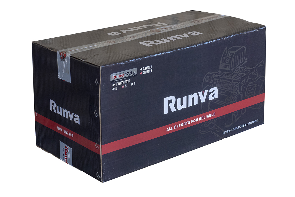 RUNVA Лебёдка электрическая 24V Runva EWB12500S24V 5670 кг (влагозащищенная)