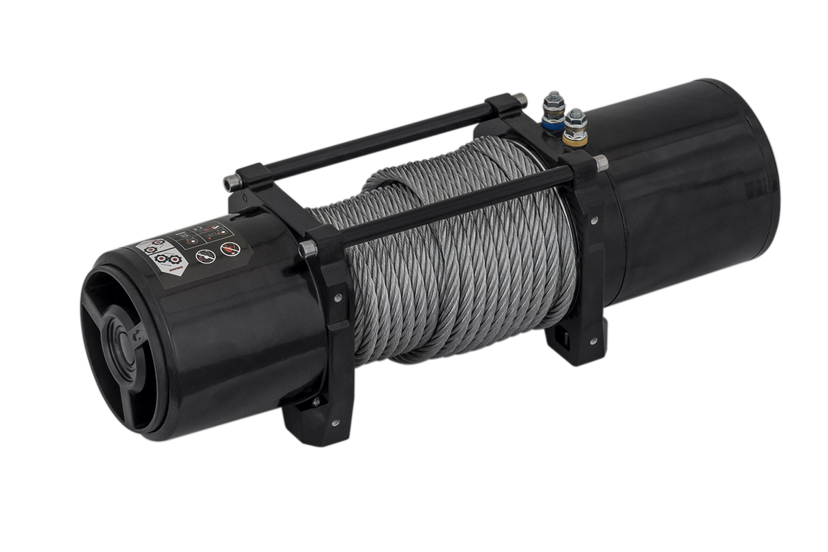 RUNVA Лебёдка автомобильная электрическая 12V Runva EWV6000S 2722 кг (стальной трос)