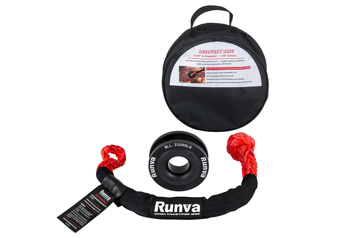 RUNVA Блок усиления (полиспаст) Runva с софт-шаклом