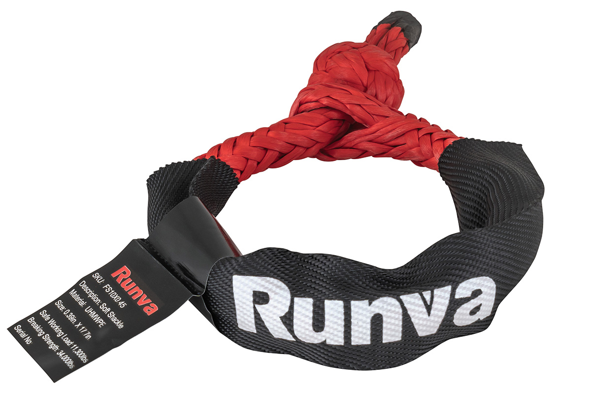 RUNVA Софт-шакл RUNVA 10 мм x 0,45 м, красный