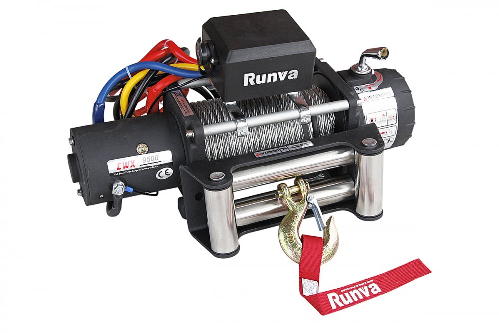 RUNVA Лебёдка электрическая 24V Runva EWX9500S24V 4350 кг